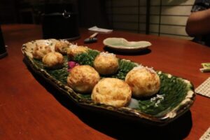 Takoyaki.