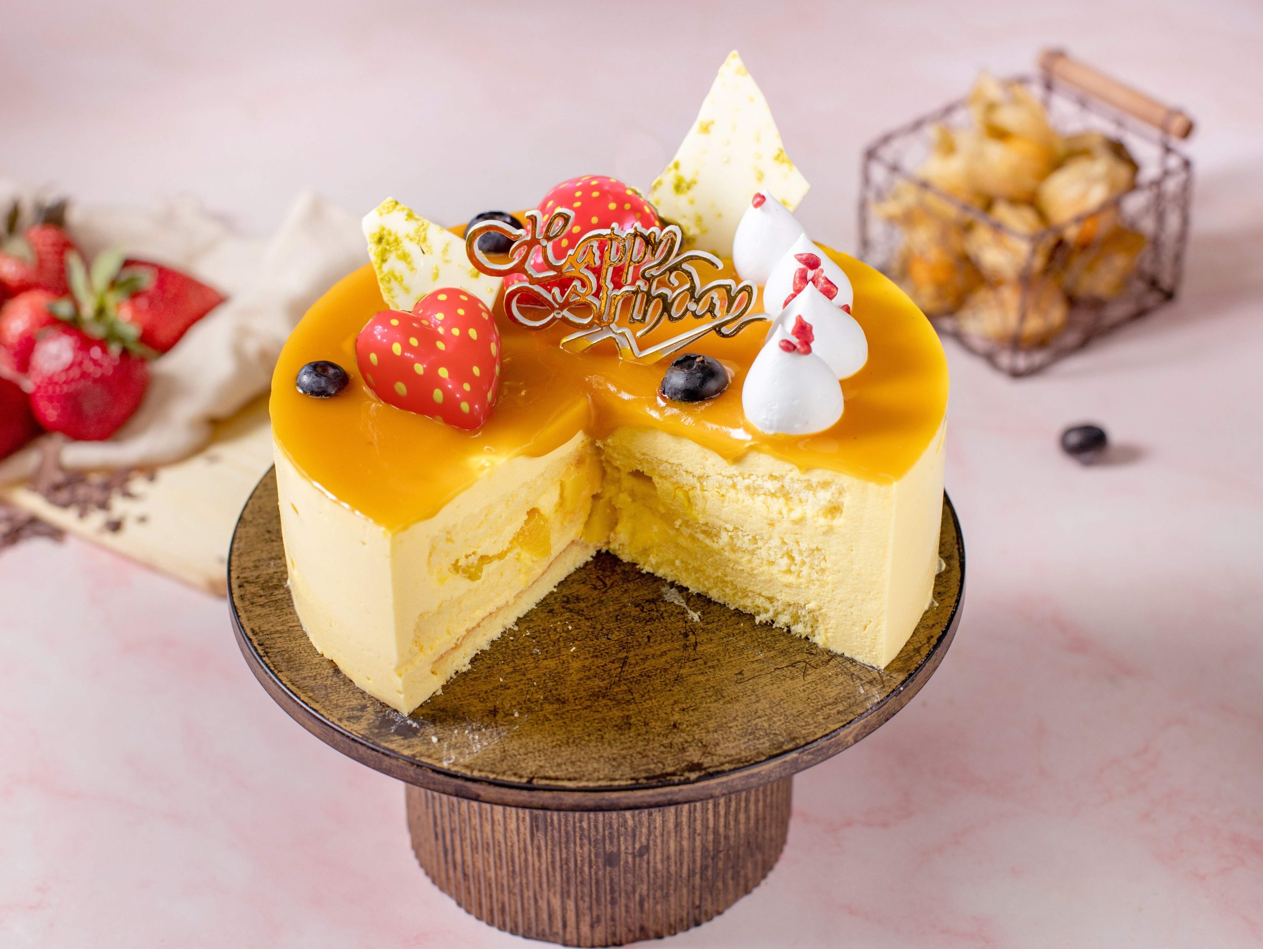 Mango Mousse Cake