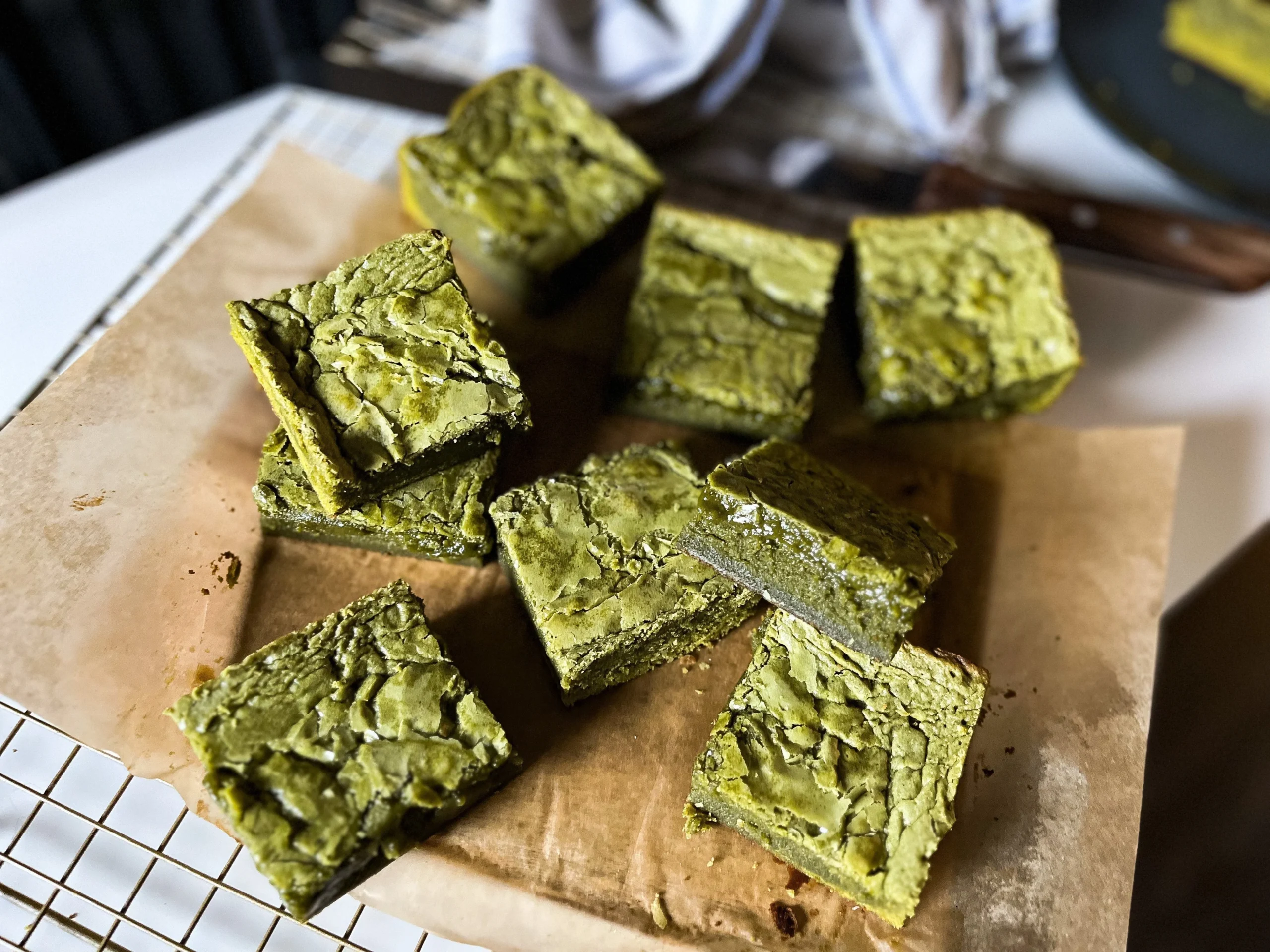 Brownies Matcha