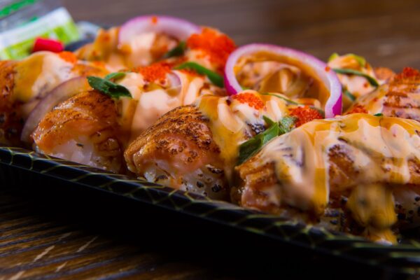 Salmon Aburi