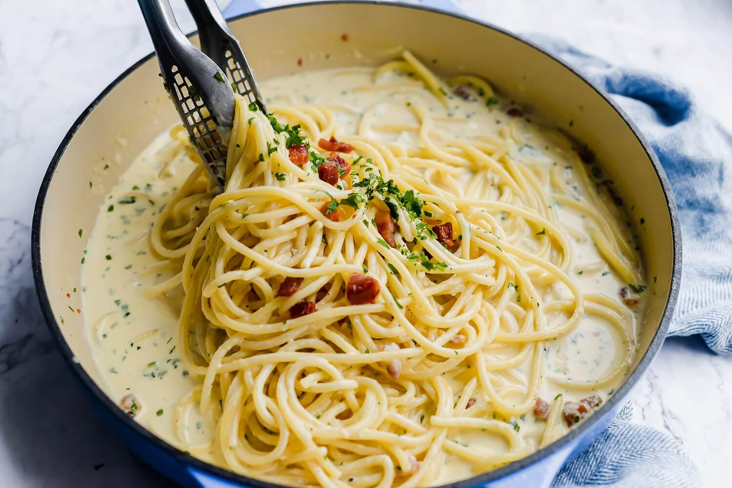 Spaghetti Carbonara Creamy: Tips Memasak Agar Tidak Menggumpal