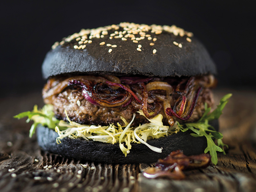 Burger Hitam Charcoal