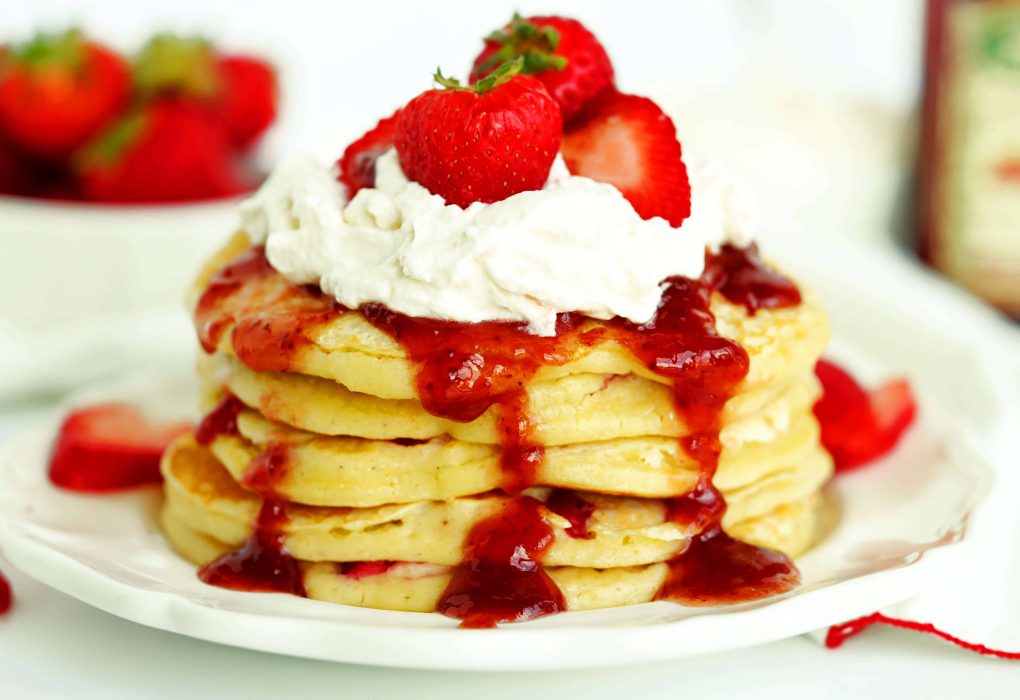 Pancake Strawberry Fresh