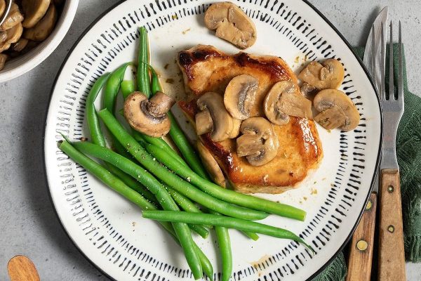 Pork Chops with Mushroom Sauce