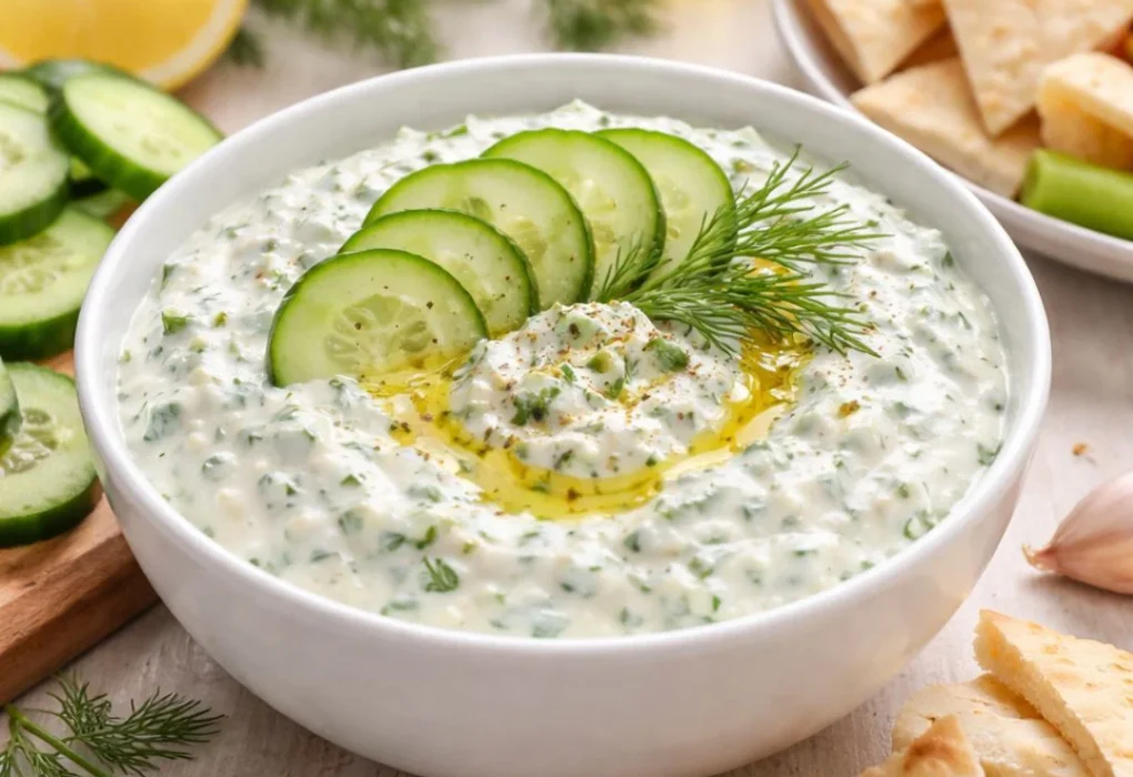 Cucumber Dill Yogurt Dip