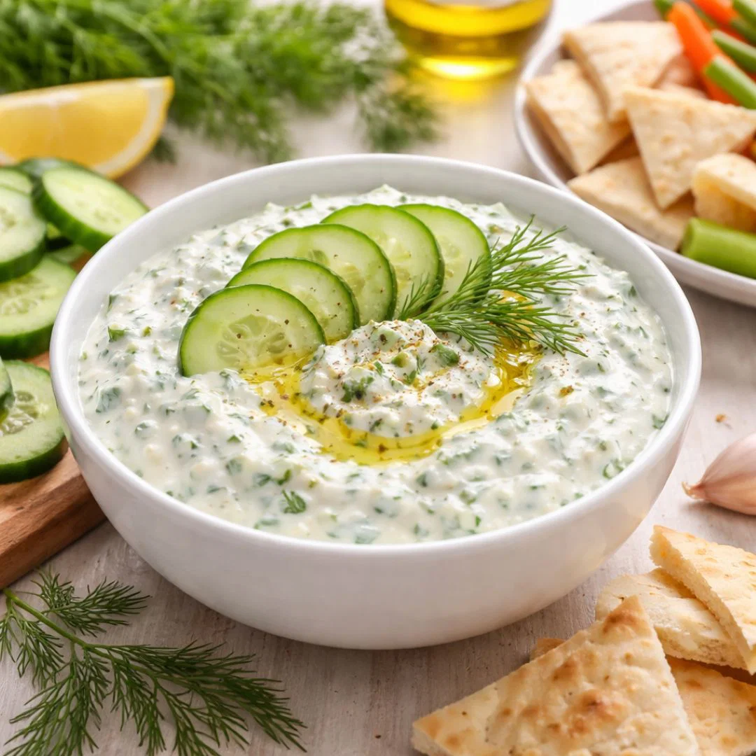 Cucumber Dill Yogurt Dip