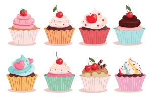 Cupcake Tema Cinta