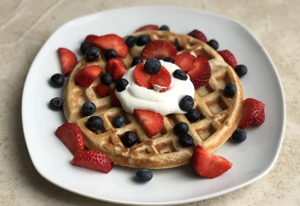 Waffles with Berries