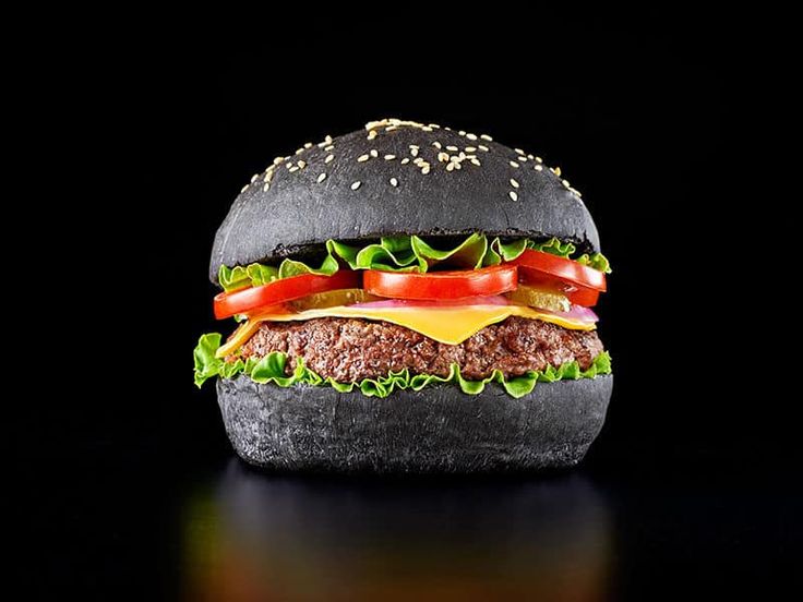 Black Charcoal Burger