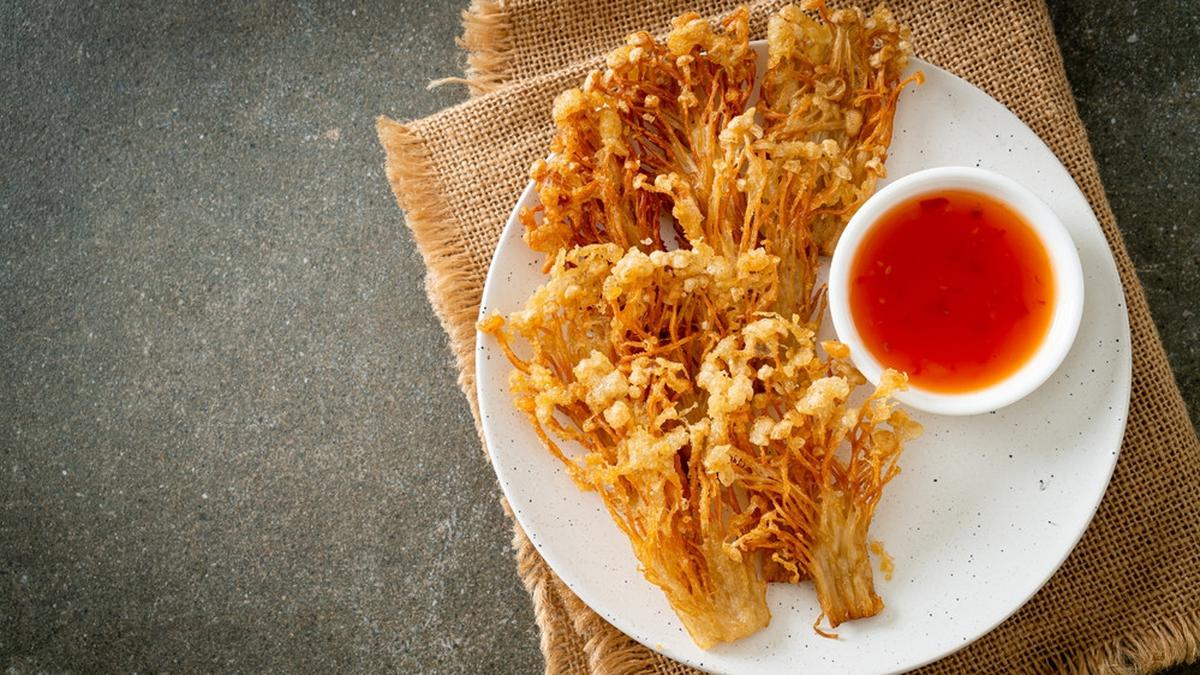 Jamur Enoki Crispy