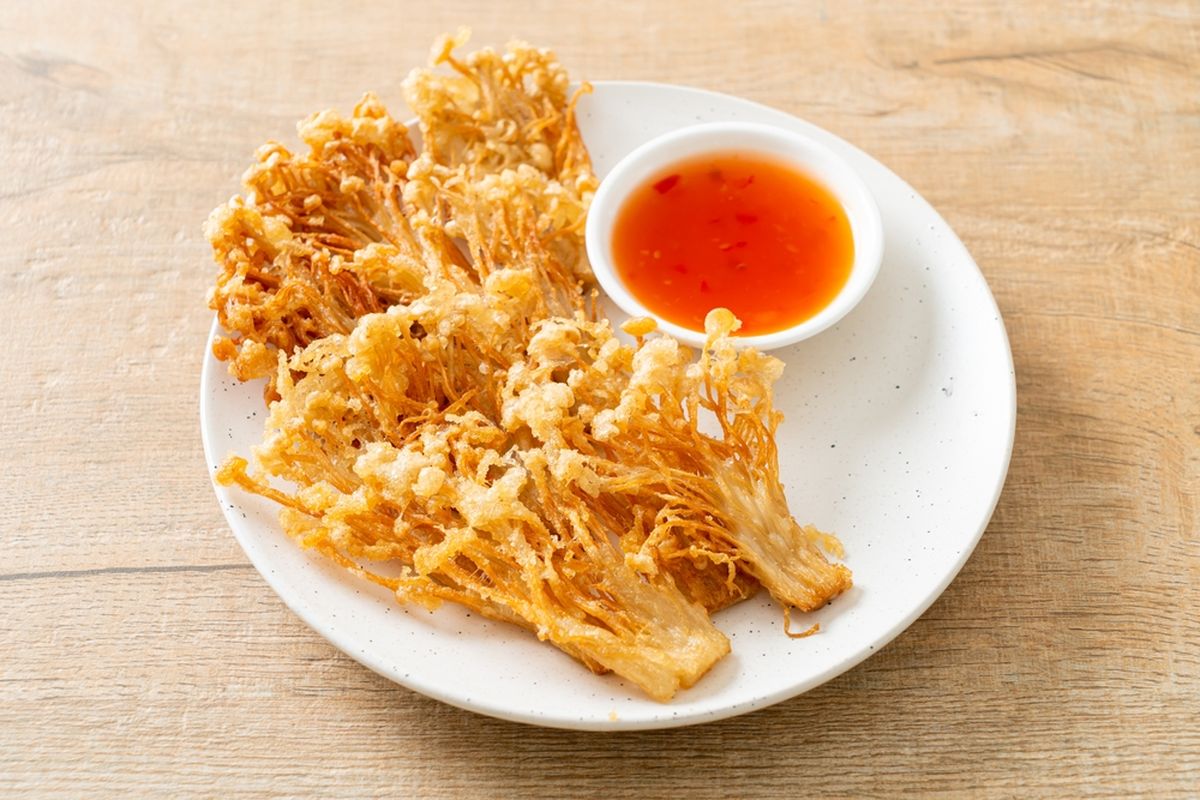 Jamur Enoki Crispy
