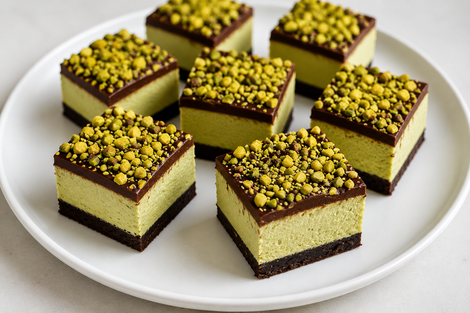 Pistachio Cheesecake Bars
